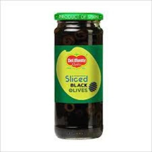 Del monte  sliced black olives 450g