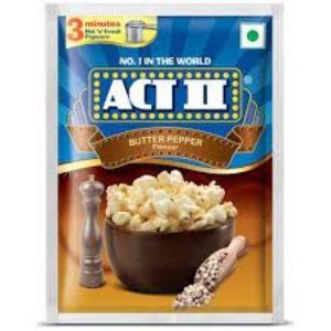 Act ii butter pepper popcorn 70 gm