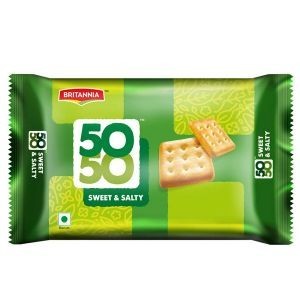 Britannia 50-50 sweet & salt biscuits 188gm