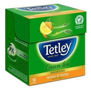 Tetley green tea lemon&honey 10bags