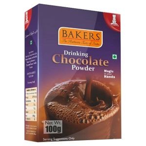 Bakers drinking chocolate powder 100g