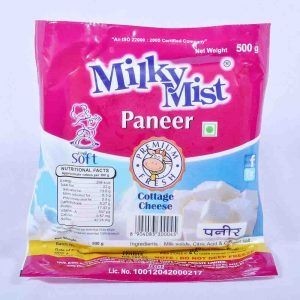 Milky mist paneer cubes 500g pouch