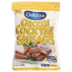 Delicious chicken cocktail sausage 500 gm