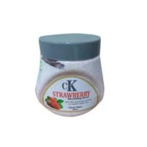 Ck strawberry nourishing scrub jar 500ml imp