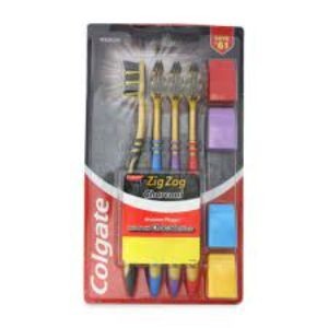 Colgate zig zag black brush med 4n