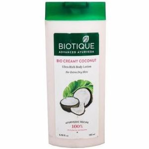 Biotique cremy coconut b/l 180ml