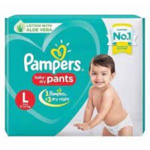Pampers All Round Protection L 9-14Kg With Aloevera 20 Pants