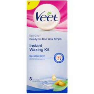 Veet instant waxing kit sensitive skin 8 strip