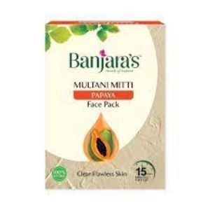 Banjaras multani/ papaya powder 100gm