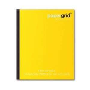 Papergrid notebooks 84 page unruled 19x15.5cm