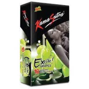 Kama sutra excite grapes dot condoms 10nos