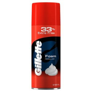 Gillette foam reg 418 gm