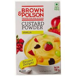 Brown&polson cust.pdr.vanilla 100gm