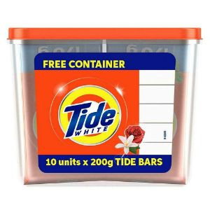 Tide white tide bars 10 units*200 gm