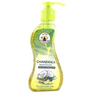 Chandrika h/w coconut scrub action 215+215ml