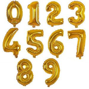 Heyday foil number baloons