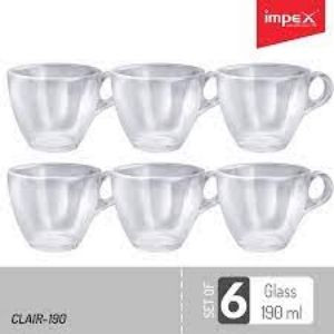 Impex familia glassware clair 190