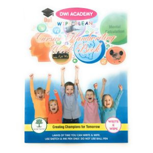 Dwi academies wipe clean cursive handwriting work book