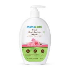 Mamaearth rose b/l with rose water & milk deep hydration 400ml buy1 get1