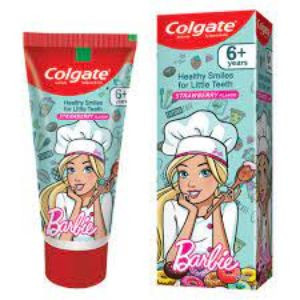 Colgate barbie straw. flav. 80gm 6+yrs