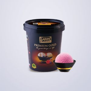 Lazza icecream strawbery 1 ltr