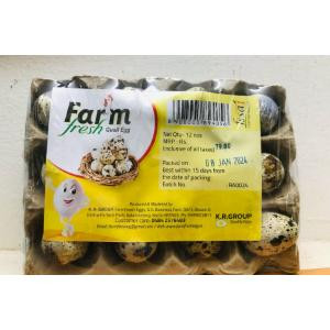 Farm Fresh Quill Egg 12 Nos