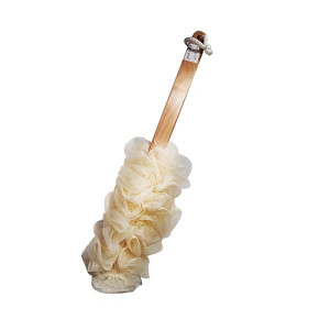 Bath Scrub With Wooden Handle  G429