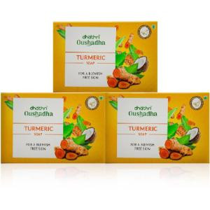 Dhathri Oushadha Turmeric Soap  3*75+75Gm