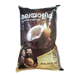 Malayalima Coconut Oil 1 Ltr Pouch