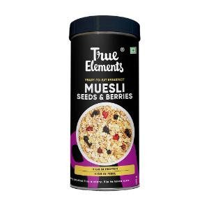 True Elements Muesli Seeds & Berries 400Gm Btl