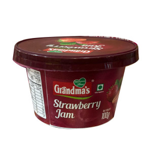 Grandma'S Strawberry Jam Cup 100Gm