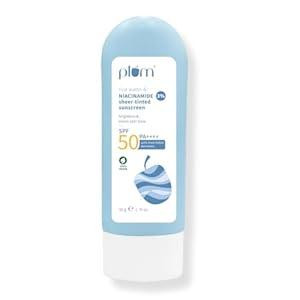Plum Rice Water 3% Niacinamide Sheer-Tinted Sunscreen Spf50  50Gm