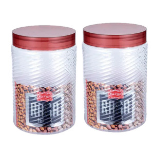 Polyset Raga Pet Jar 2 Pcs Set 2500Ml