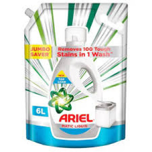 Ariel Matic Liquid Top Load 6 Ltr Pouch
