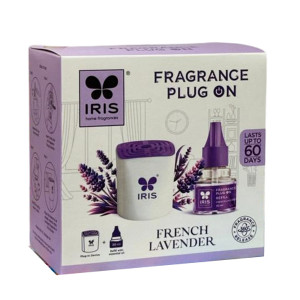Iris Fragrance Plug On French Lavender 30Ml + Device