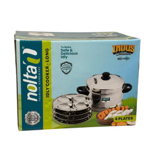 Nolta Indus Ss Idly Cooker Long 4 Plates