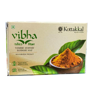 Kottakkal Vibha Turmeric Ayurvedic Hand Made Soap 75 Gm
