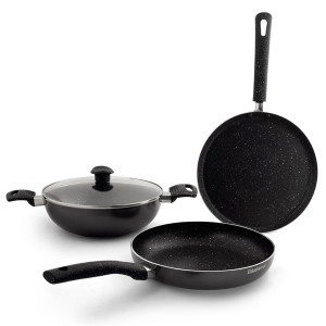 Blueberry Aaira  Granite Cookware Aaira  Nonstick Apg Ktf Ib