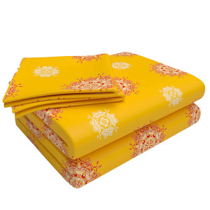 Success Diamond Leaf King Size Bedsheet