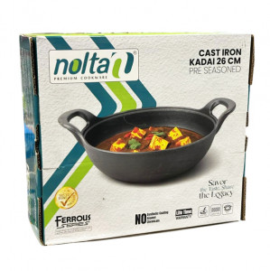 Nolta Ferrous Series Cast Iron  Kadai 26Cm