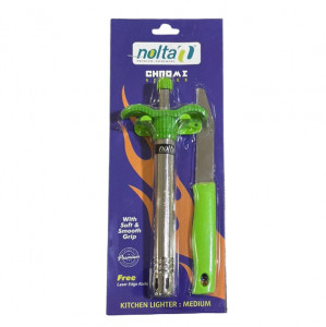 Nolta Chrome Kitchen Lighter Med Wth Knife