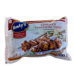 Venkys Chicken Tandoori Tikka Pkt 300Gm