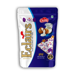 Crystal Classic Eclair Milk Chocolate Toffee 650G Imp