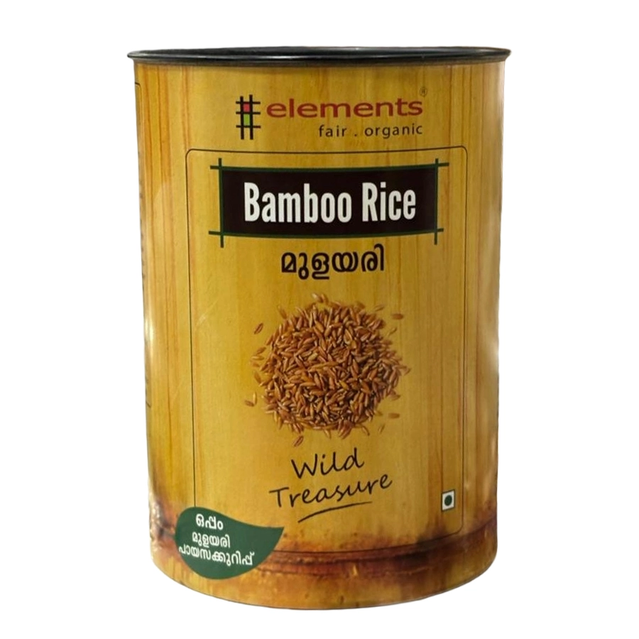 Elements organic bamboo rice 250g tin