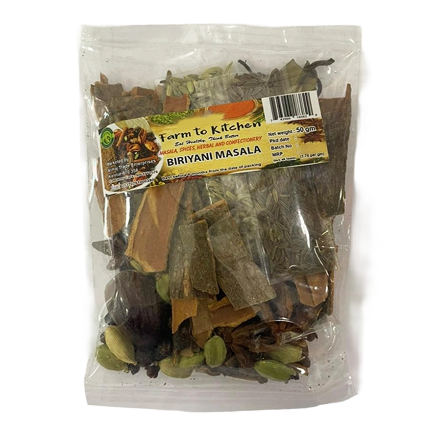 Farm To Kitchen Biriyani Masala 50Gm