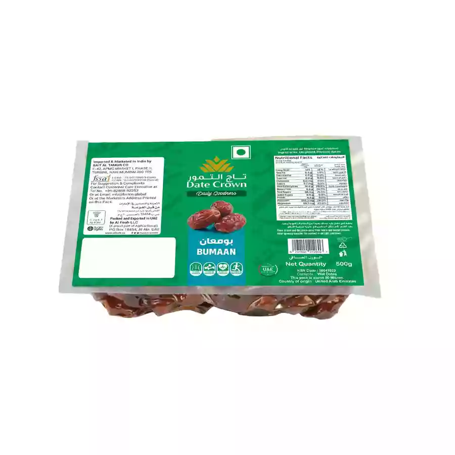 Date Crown Original Bumaan Dates 500G Imp