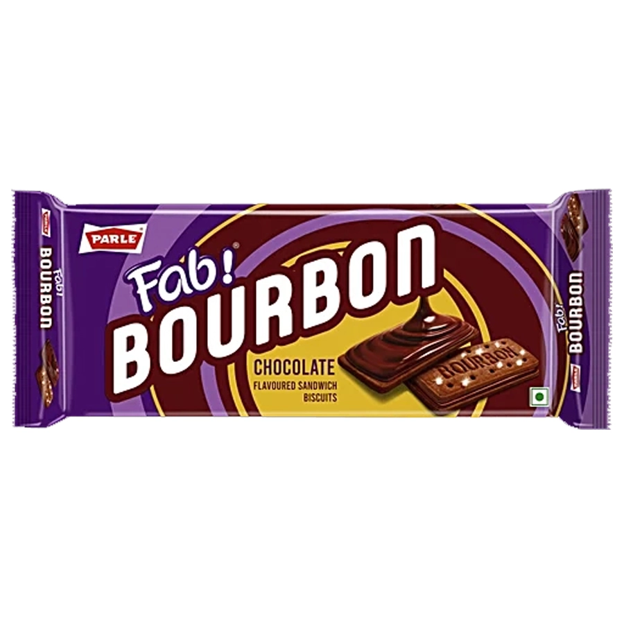 Parle Fab Bourbon Chocolate Biscuit 135G
