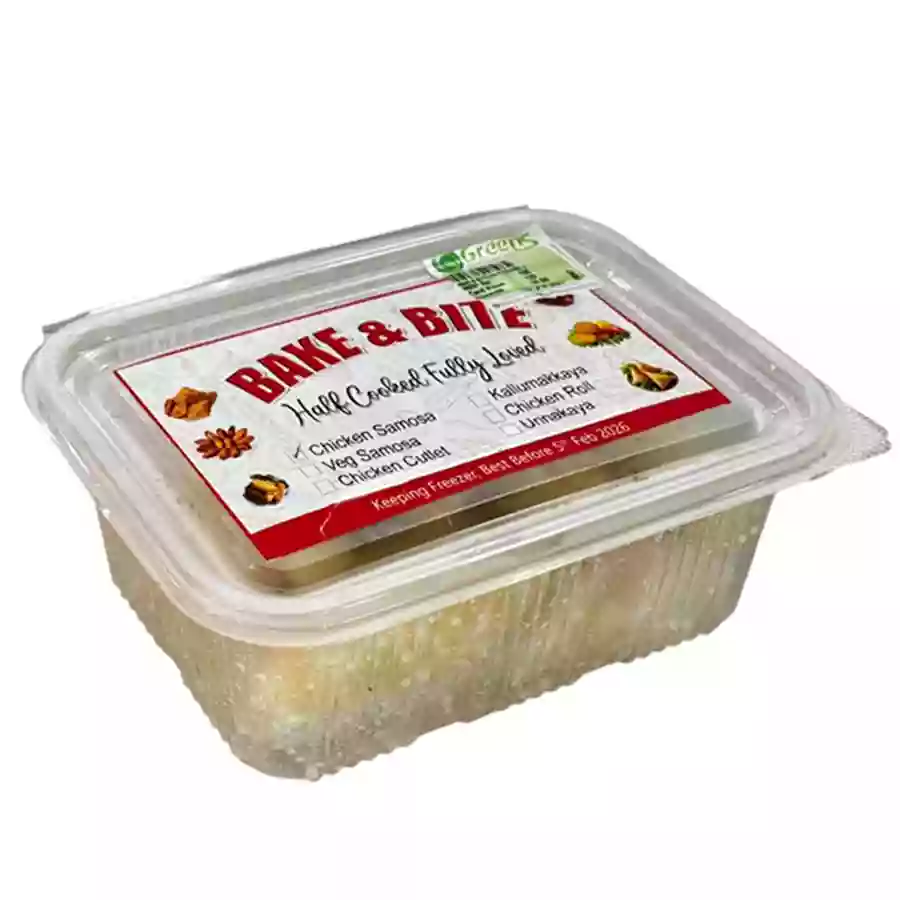 Bake & Bite Half Cooked Chicken Samoosa 10 Nos