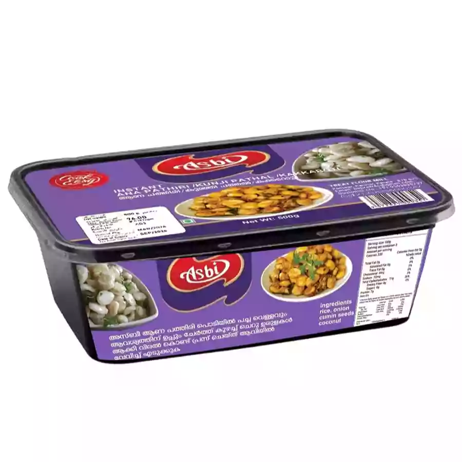 Asbi Instant Ana Pathiri  Kunji Pathal  Kakka Roti 500Gm