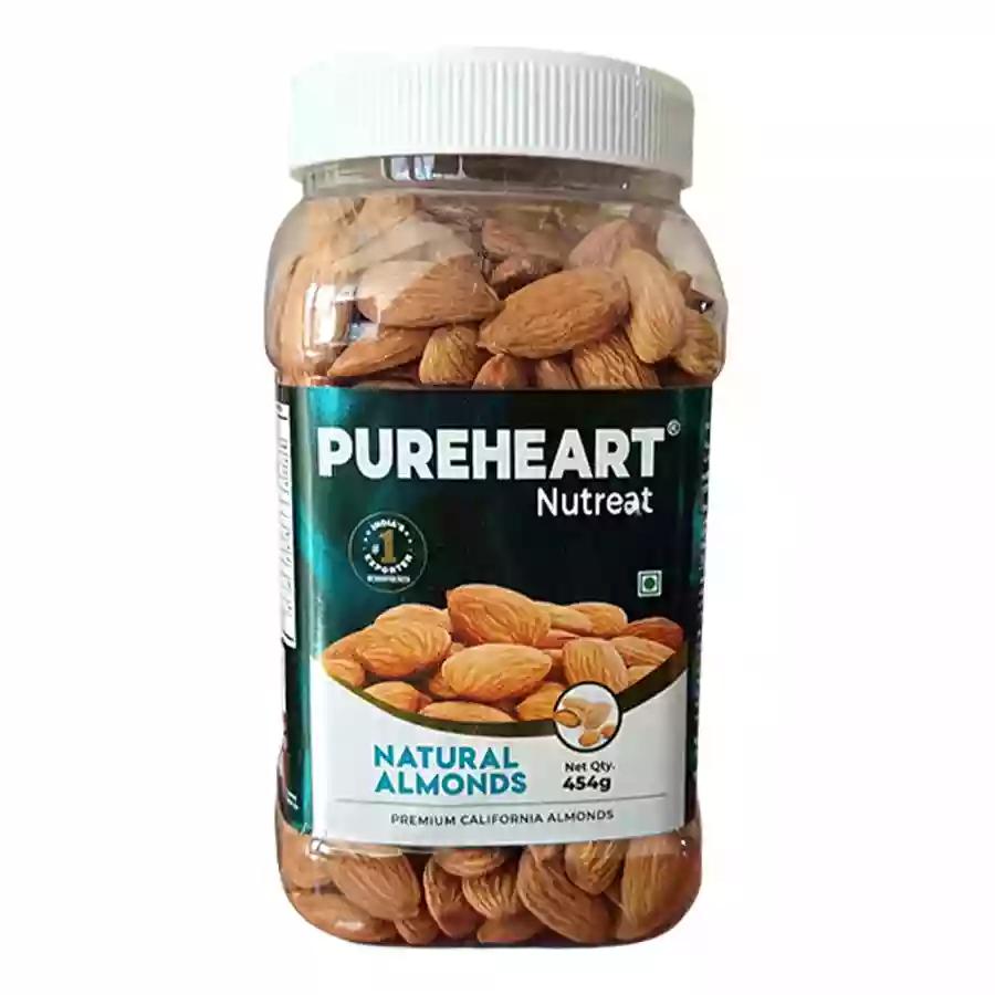 Pureheart Natural Almond 454Gm Jar